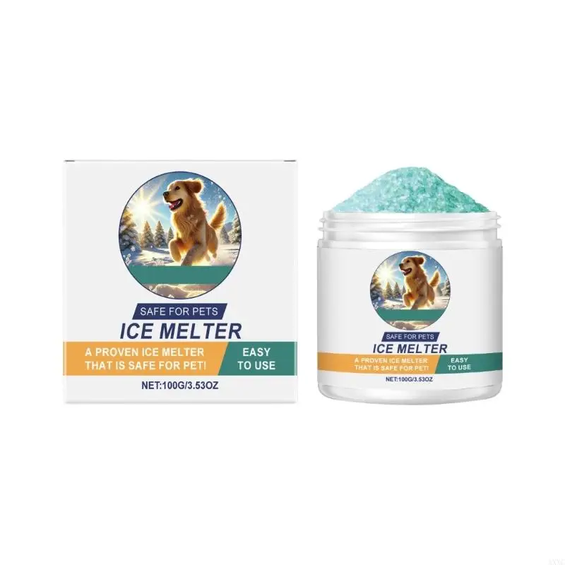 AXYC Original Ingredients Ices Melt Pellets Rock Salts Alternative Time Releases Deicer for Pet Safety And Nature