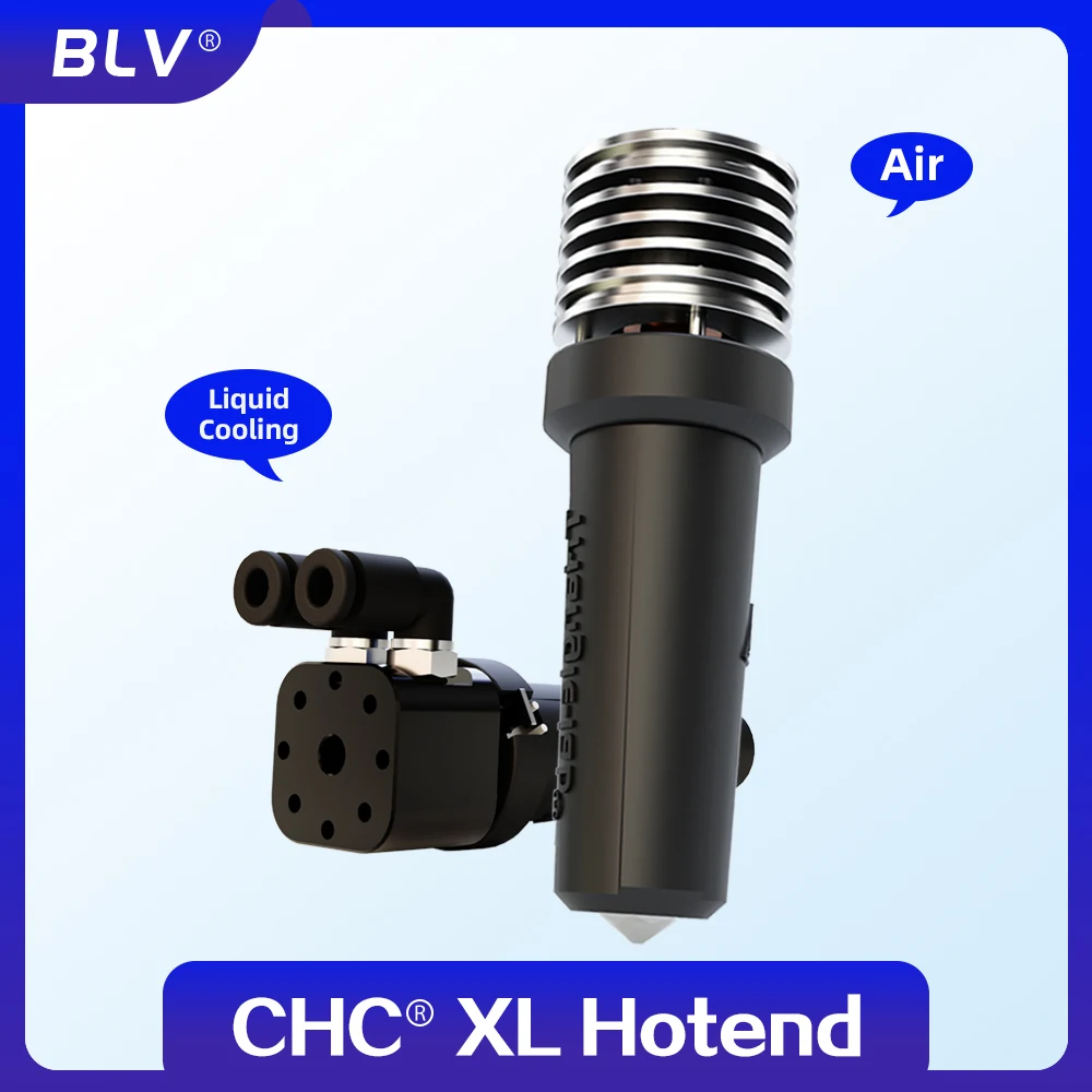BLV® CHC XL Air Liquid Cooling Hotend high flowrate high speed wear-resistant FDM hotend Compatible VORON Replace Goliath
