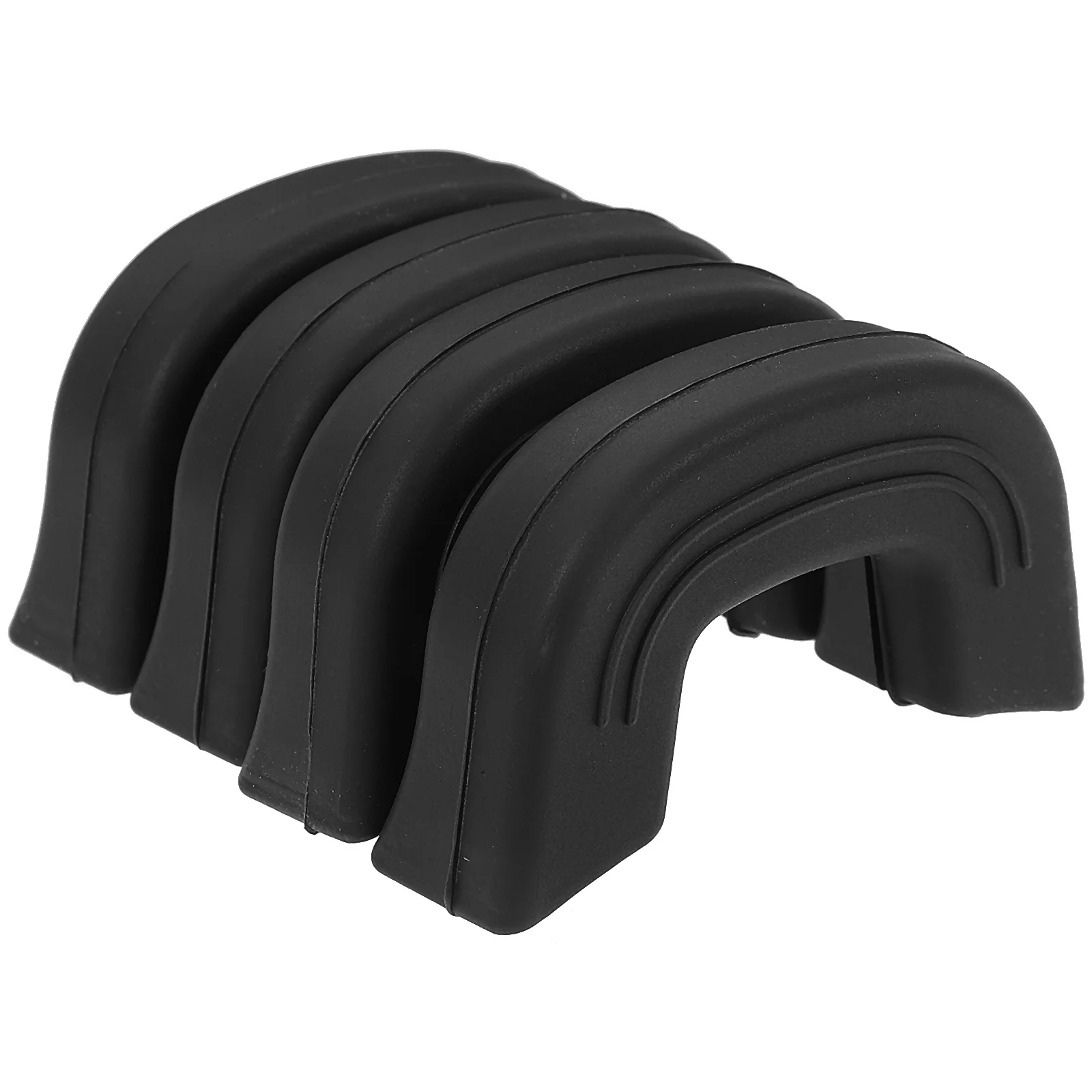 4 قطعة أغطية المقبض المضادة للحرق عدم الانزلاق مقاومة للحرارة حماة المطبخ العملي انحناء المقالي أصحاب وعاء مقبض يغطي