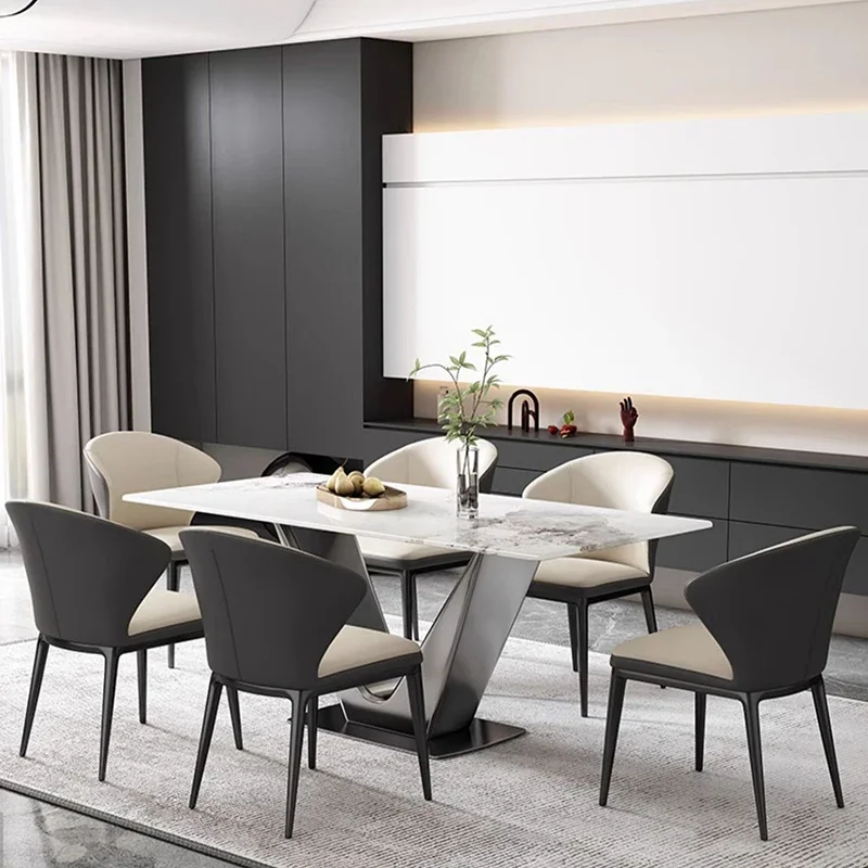 

Modern Dining Table Kitchen Island Luxury Modern Coffe Tables Dinning Reception Ergonomic Unique Muebles Entrance Hall Furniture