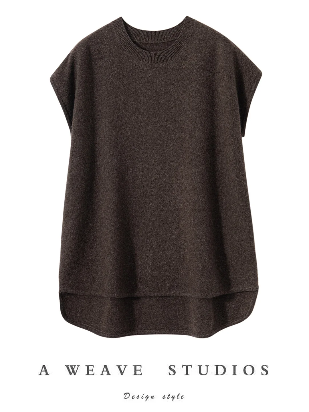 เสื้อกั๊กถักนิตติ้งผู้หญิง ทรงกลม คอวี ทรงหลวม กระชับสัดส่วน สีสันหลากหลาย เหมาะสำหรับใส่ไปทำงาน ให้ความอบอุ่น