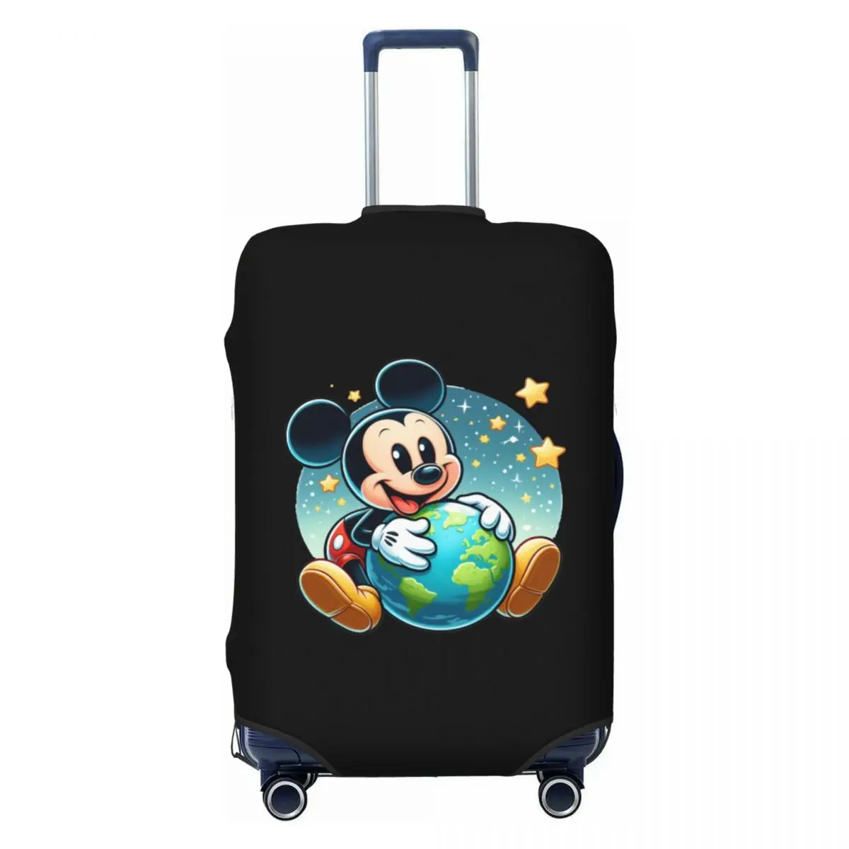 

Custom Cute Mickey Mouse Anime Cartoon Luggage Cover Protector Dust Proof Travel Suitcase Covers