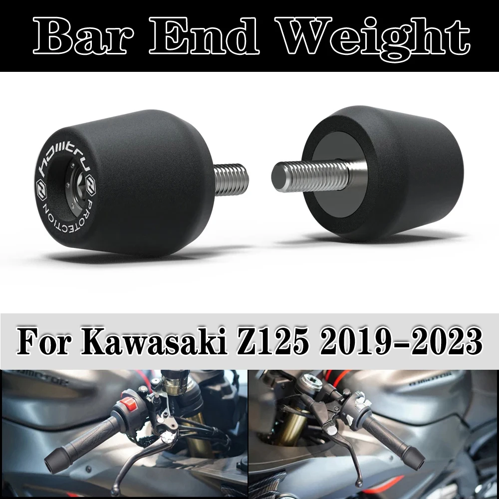 

For Kawasaki Z125 2019-2023 Motorcycle Handle Bar End Weight Grips Cap