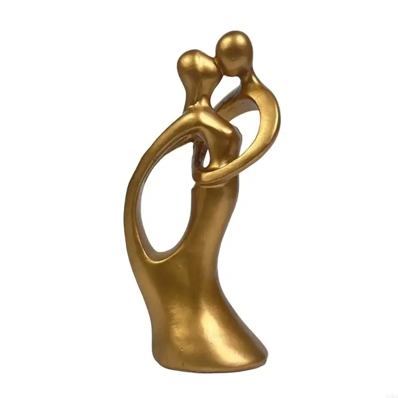   Sandstone Kiss Lover Couple Statue Abstract Art Sculptures Modern Home Decors