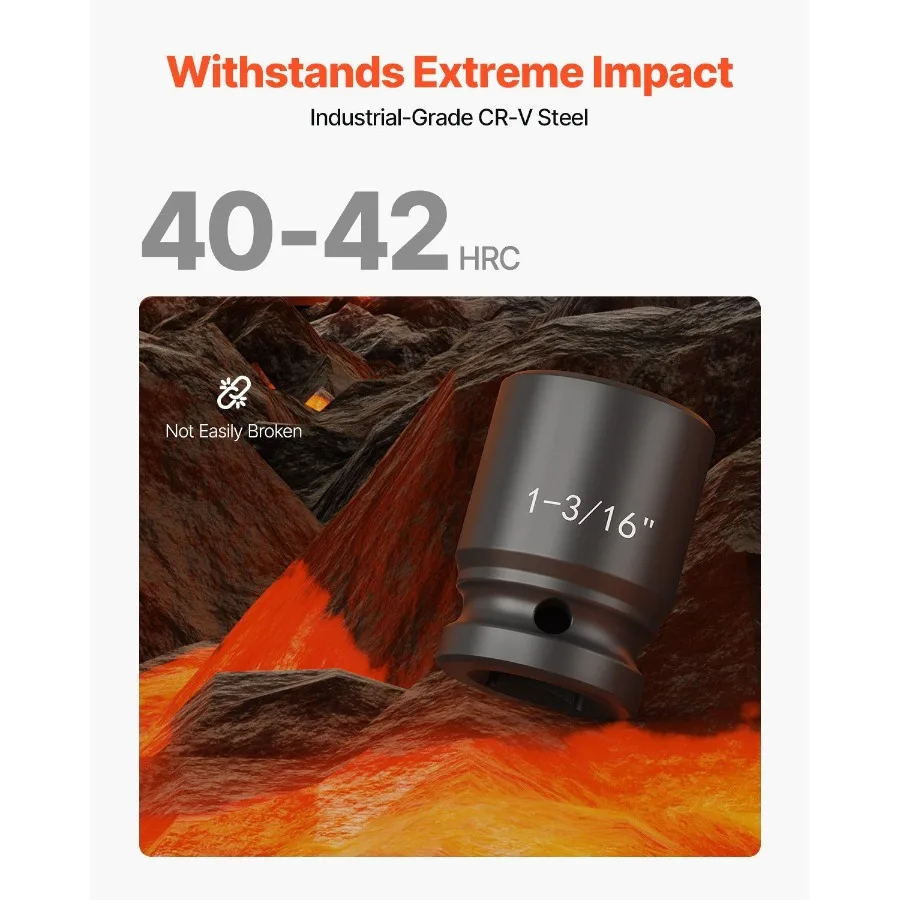 Impact Socket Set Impact Sockets 3 4 Inches 21 Piece 3 4 Inches to 2 Inches SAE