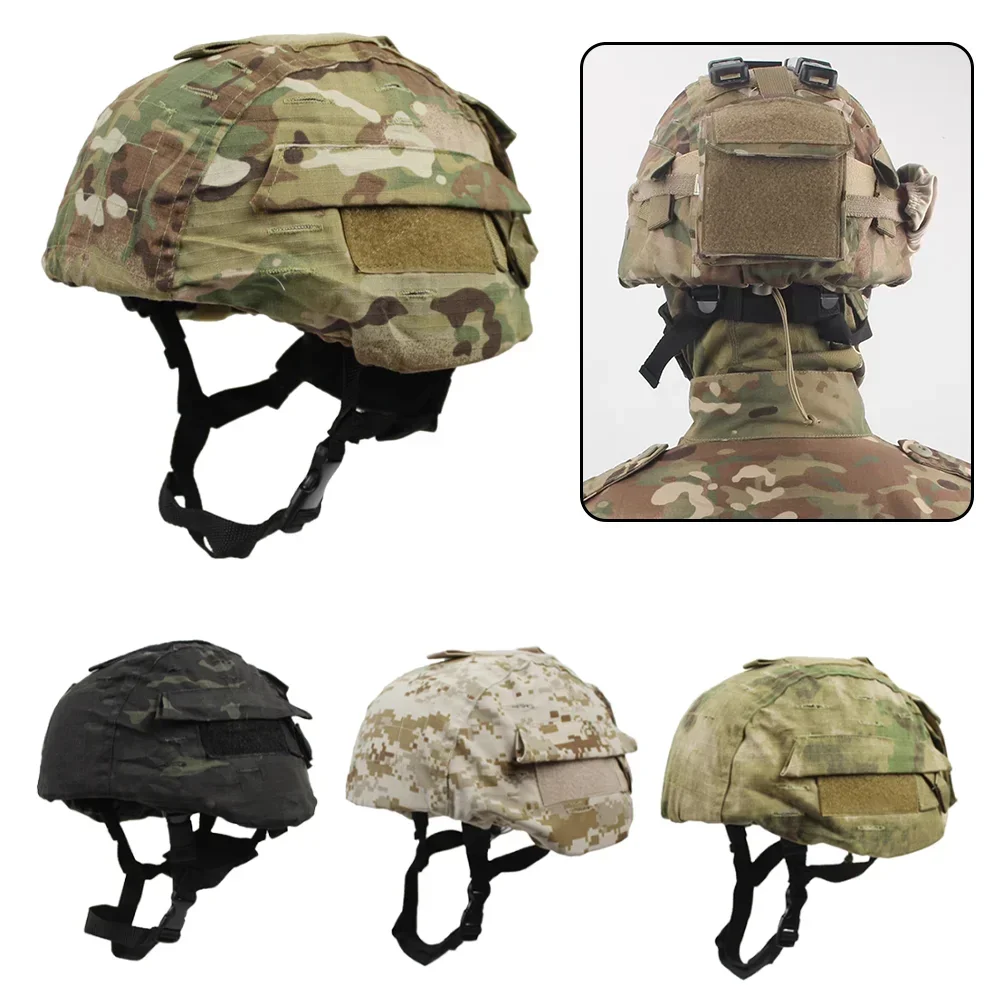 

Tactical Helmet Cover for MICH2000 Portable Camouflage Helmets Cover Outdoor Hunting Jungle Airsoft Counterweight Package