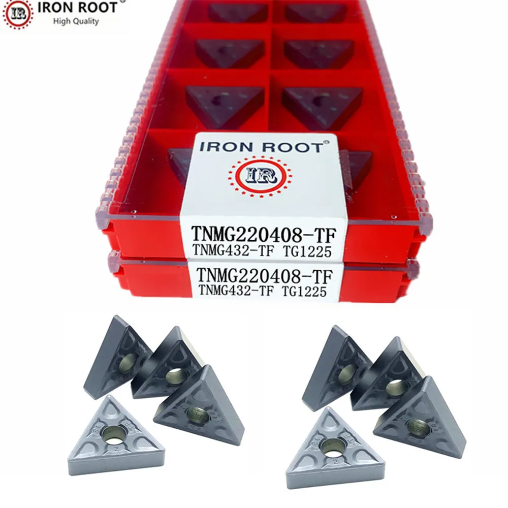 IRON ROOT TNMG220404,TNMG220408,-MS,-PM,-TF,HM,TG1225 CNC lathe turning tool carbide turning tool insert for MTLNR,MTFNR,MTGNR