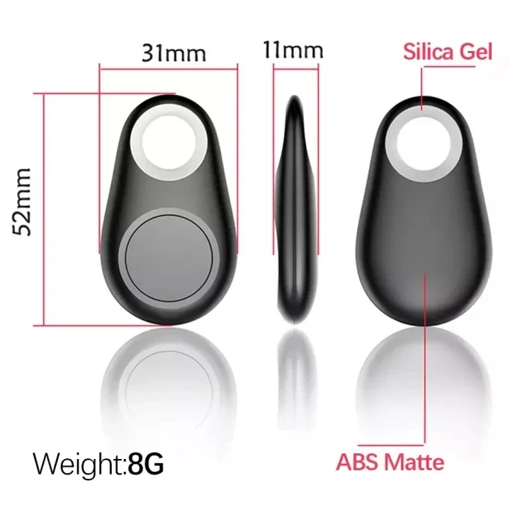 2 шт. мини Bluetooth трекер кошка собака анти-потерянный локатор меток домашние животные статьи кошелек ошейник аксессуары для устройств слежения