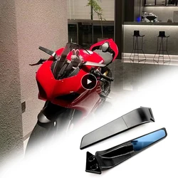 For Ducati Panigale V2 955 V4 1100 V4 S 2020-2023 Rearview Mirror Stealth Sport Winglet Mirror Kits Adjustable Stealth Mirrors
