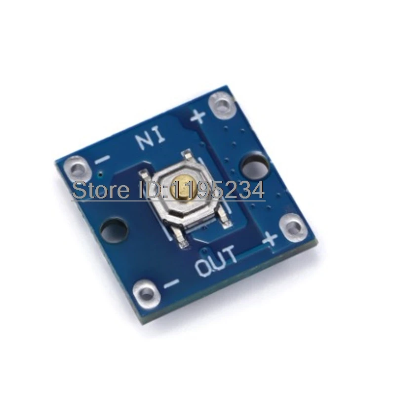 1pcs Light Touch Electronic Switch Module Bistable Push Button Single Button Switch Board Push Button Self-locking PWM