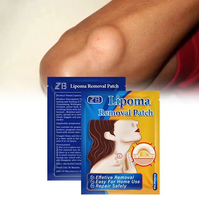 6-12pc ZB Lipoma Remove Stickers Fat Mass Lipoma Remove Chinese Herbal Plasters Stickers And Body Hard Block Anti-Sticking Cream