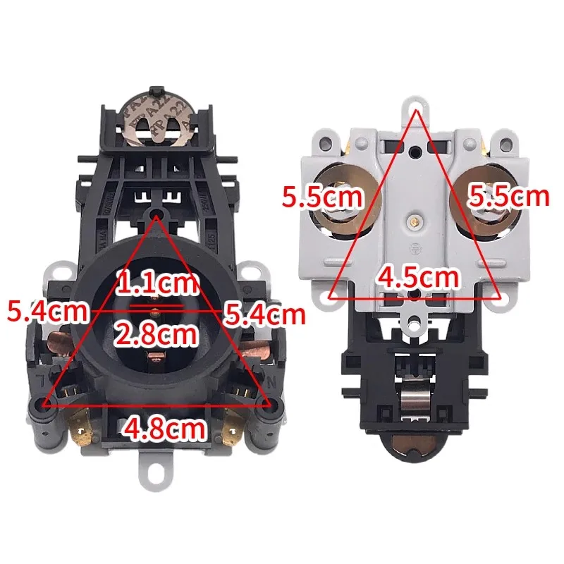A complete set of new electric kettle thermostat base waterproof coupler sockets