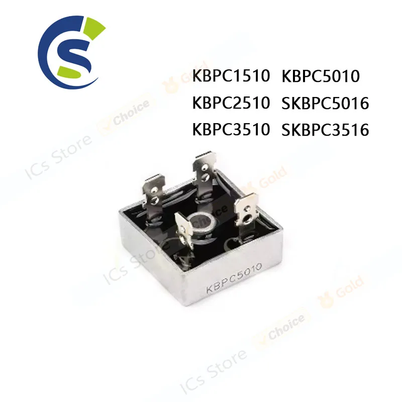 15A 25A 35A 50A 1000V puente rectificador de diodo kbpc5010 KBPC1510 KBPC2510 KBPC3510 KBPC5010 SKBPC5016 SKBPC3516