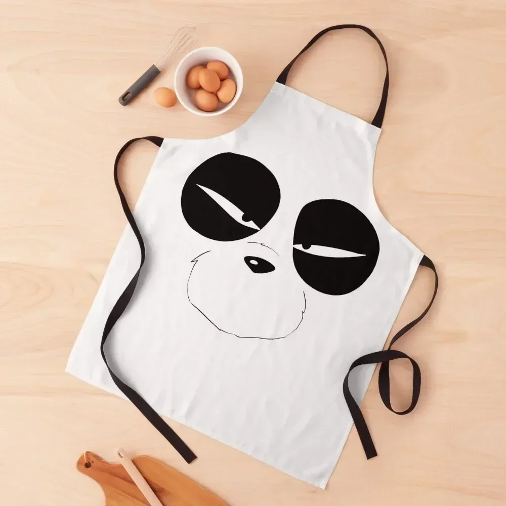 

Panda Genma Saotome (from Ranma 1/2) Apron professional hairdresser Kitchen Handle For Women Kitchens For Men Apron