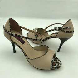 Comfortable and Fashional Argentina Tango Dance Shoes Party Shoes Wedding Shoes leather outsole T620541NL 7.5cm 9cm heel