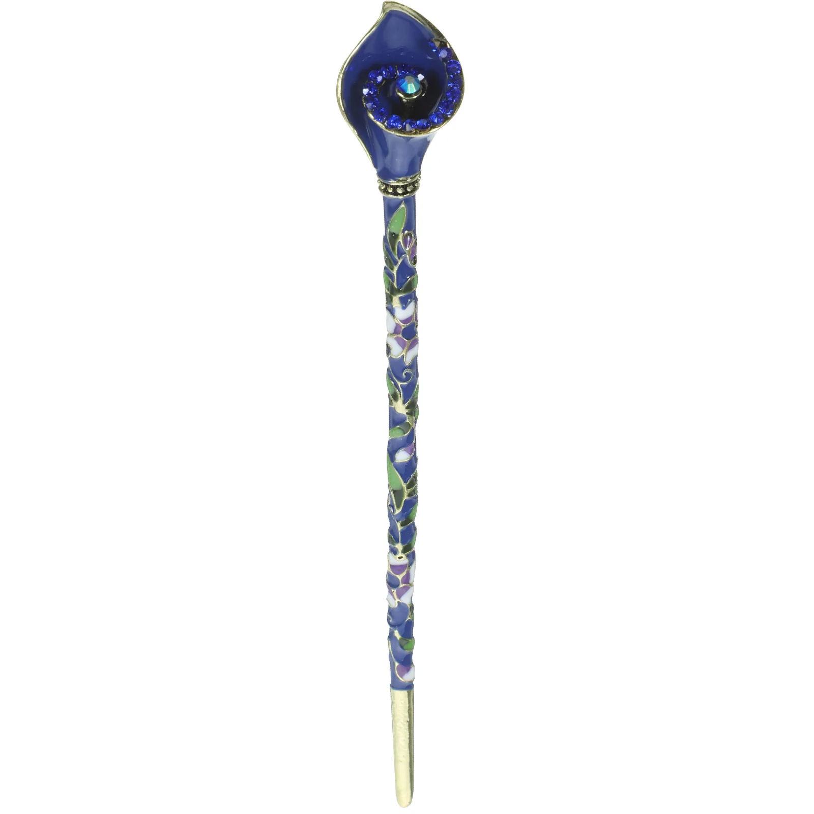 

Cloisonne Hairpin Vintage Alloy Stick Decorative Chopsticks Long Lasting Women Hair Accessories Elegant Retro Style Durable