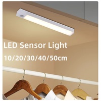 Wireless LED Motion Sensor Light LED Night Light Type C Rechargeable Light Cabinet Wardrobe Lamp Staircase Backlight For Kitchen