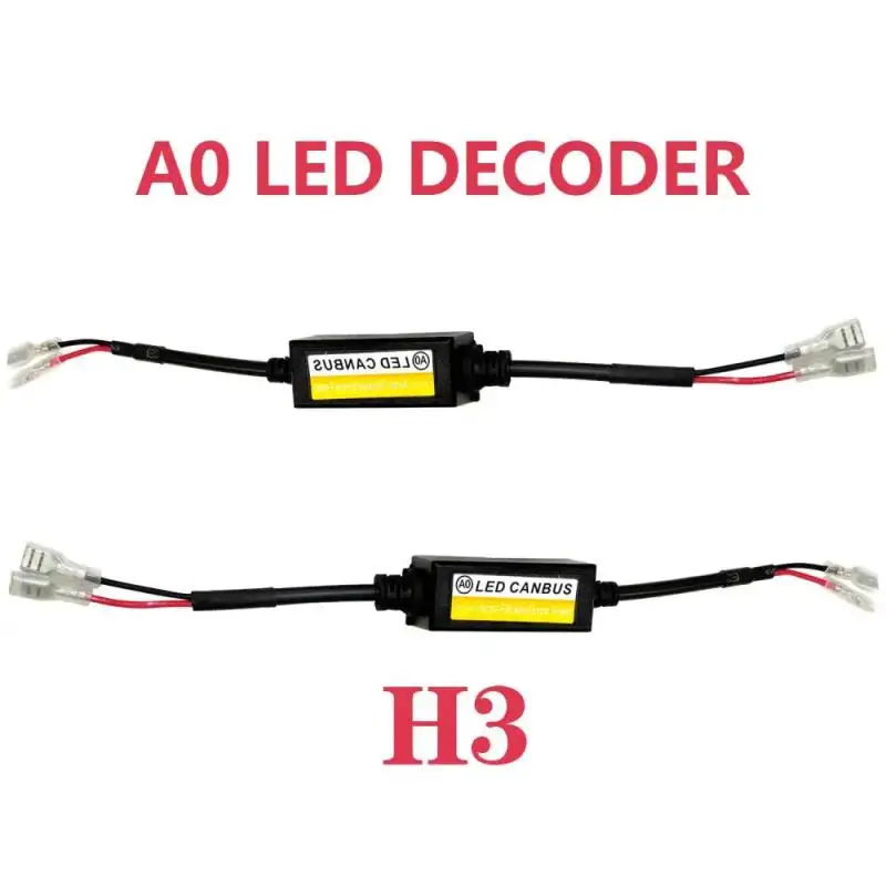 1~15PCS H4 H7 9005 9006 9012 LED Canbus Decoder Adapter Anti-Flicker Harness Bulbs Resistor Warning Error Canceller Dropship