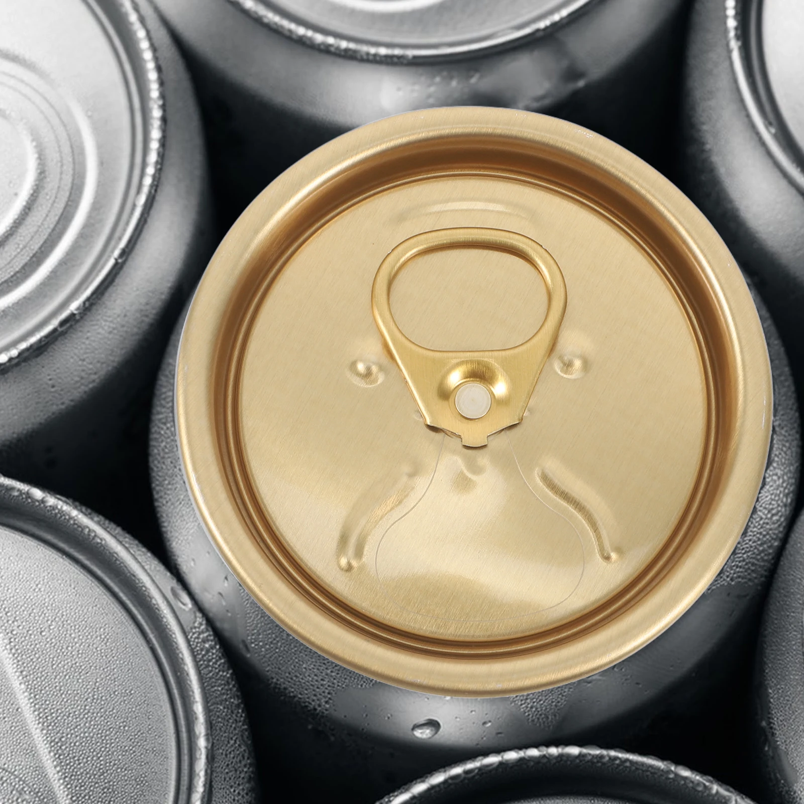 

10pcs Aluminum Can Lids Easy Pull Wide Opening Sealer for Soda Beer Drinks Protector Jar Straw Lids Can Sealing Fizzy Kitchen