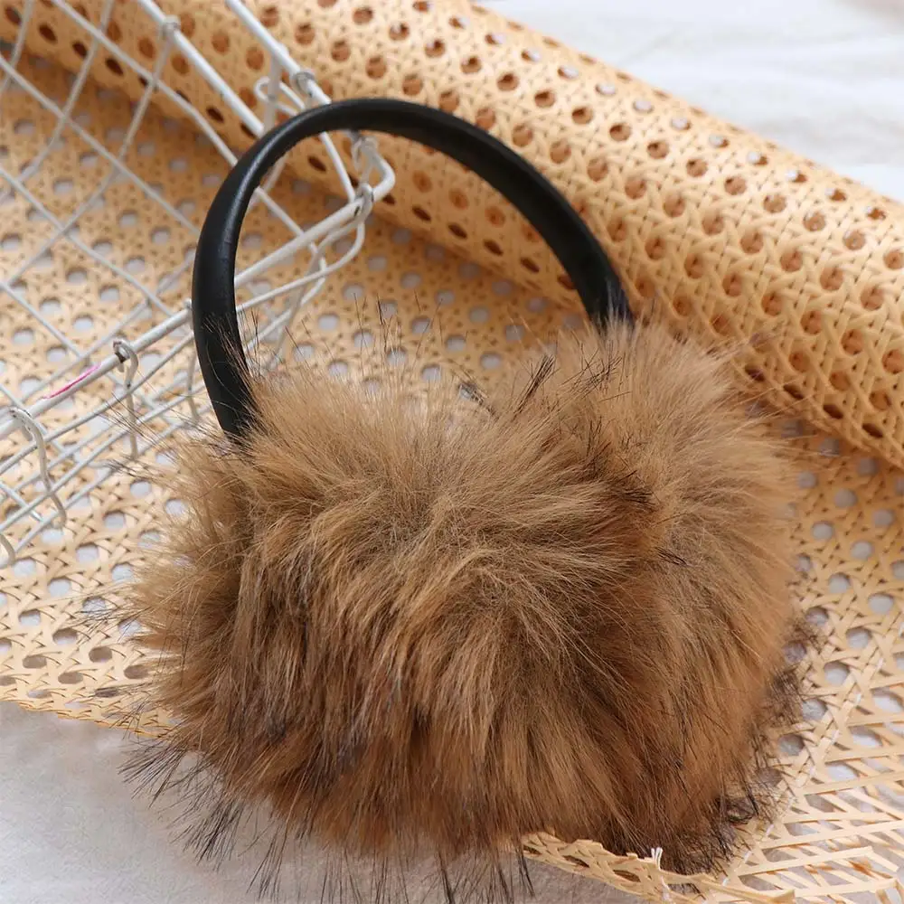 Trendy Y2K Faux Mink Fur Earmuffs Soft Anti-cold Ear Cover Windproof Ear Warmers Winter Thicken Earflap Women
