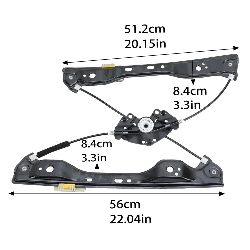 منظم رفع نافذة الطاقة الأمامية لفولفو XC60 2008 -2017 بدون محرك 30784828 ملحقات السيارات استبدال 30784829 يسار يمين #3