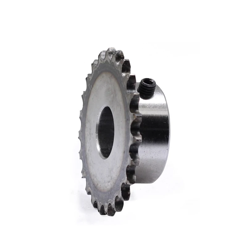1PC 04C 2 Point Sprocket 33Teeth Inner Hole 8/10/12mm 25H 45# Steel Sprocket Table Wheel Finished Hole Sprocket Screw Hole M5