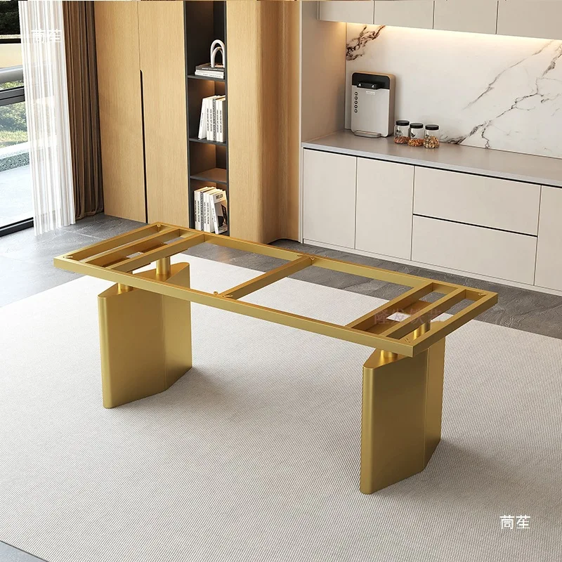 Marble table legs bracket stainless steel luxury stone tea table table foot base rock slab desk rack metal legs