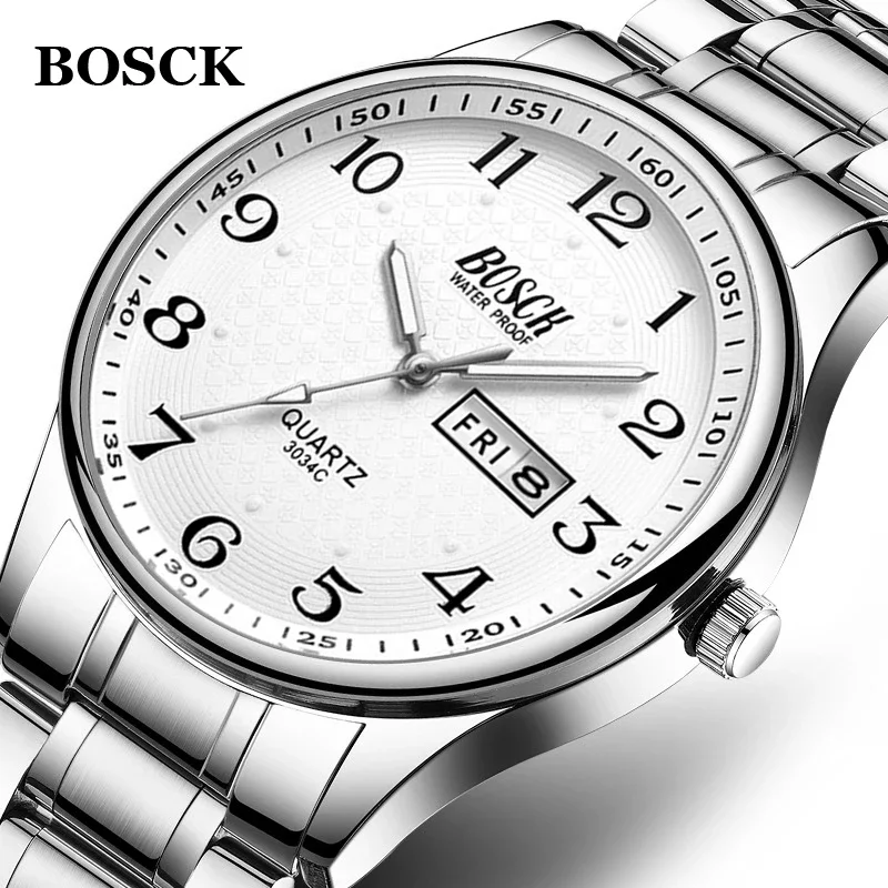 

Relogio Masculino Men's Watch Luxury Full Steel Watches Fashion Quartz Wristwatch Waterproof Date Male Clock Relojes Hombre