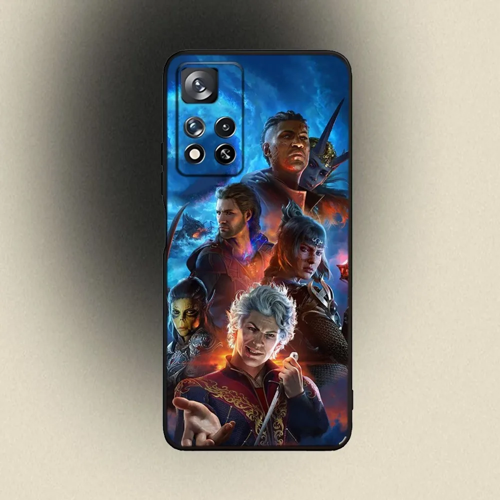 Game B-Baldurs Gate BG3  Phone Case For Samsung Galaxy A20,A21s,A22,A31,A32,A52,A53,A72,73,A80,A91 Soft Black Cover