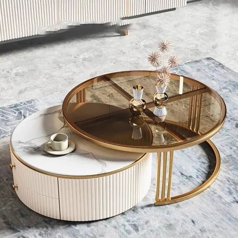 

Роскошные журнальные столики в скандинавском стиле для гостиной, корейский красивый милый приставной столик с мраморным эффектом, стеклянная мебель Mesa De Centro De Sala, хит продаж