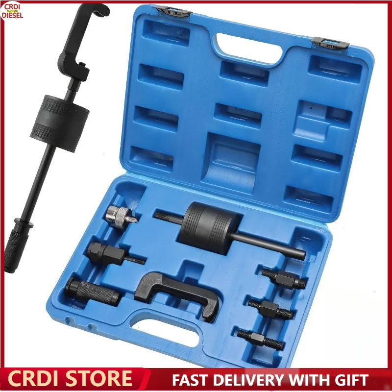 Motorwerkzeuge Diesel-Injektor-Abzieher-Set Common-Rail-Werkzeug Gleithammer-Abzieher-Adapter Passend für Mercedes-Benz – Detail 1
