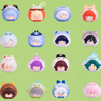 Random 1Pcs Blind Box Wanderer Furina Xiao Ganyu Shenhe Beelzebul Naganohara Yoimiya Game Figure Surprise Box Q Version Figures