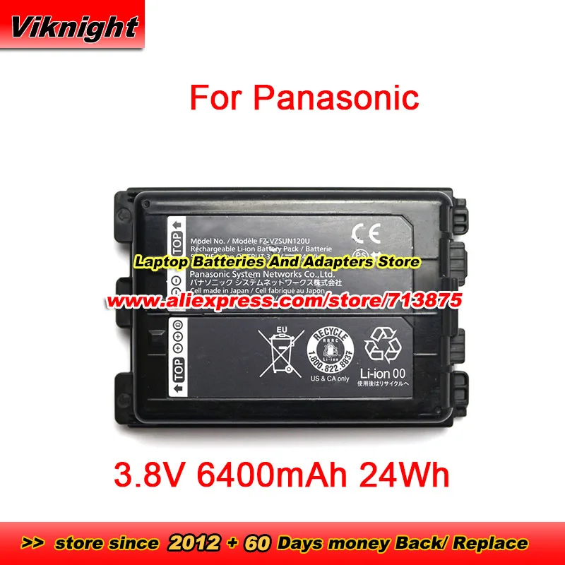 

Genuine FZ-VZSUN120U 6400mAh 24W Battery FZ-VZSUN120W For Panasonic Toughpad FZ-N1 Series FZ-N1ADLAAZJ FZ-N1AKLAAZJ FZ-N1EDEAZD