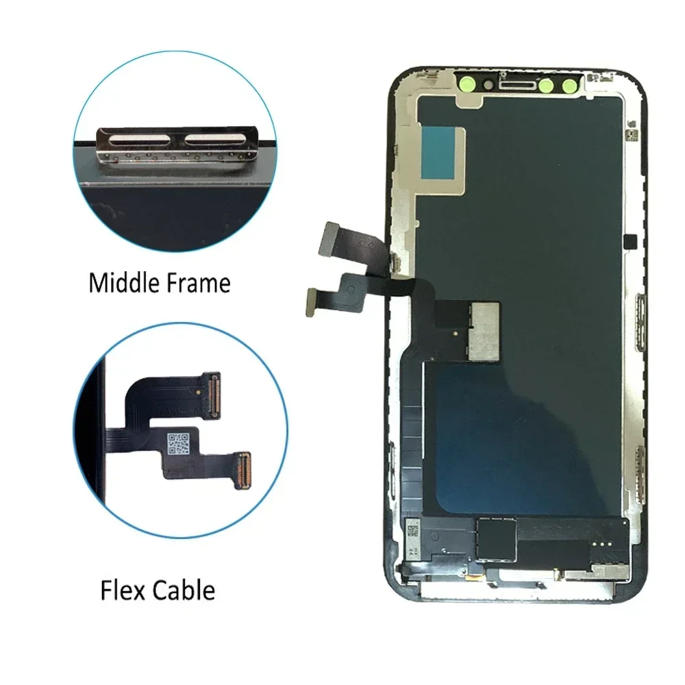 RJ incell Screen For iPhone  11 12 13 14 15 15pro 15promax LCD Display Touch Screen Digitizer Assembly No Dead Pixel Replacement