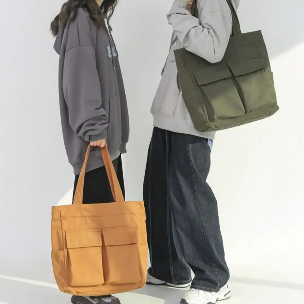 

Leisure Multi-pocket Tote Bags Large Capacity Chic Single Shoulder Bag Commuting Light Weight Messenger Bags Daily