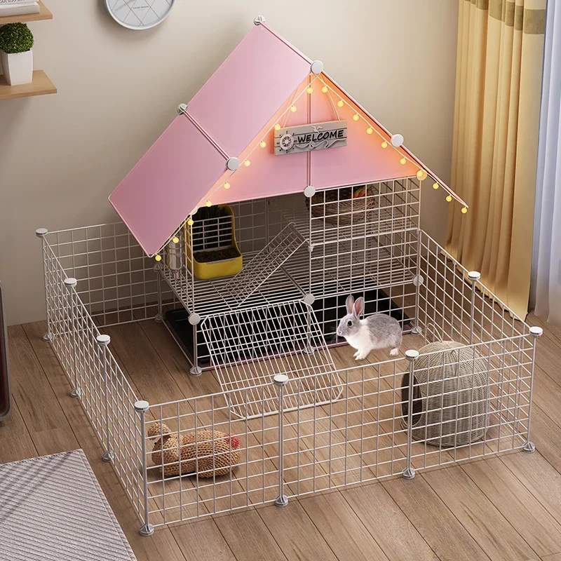 Rabbit Cage Rabbit Nest Home Indoor Pet Guinea Pig