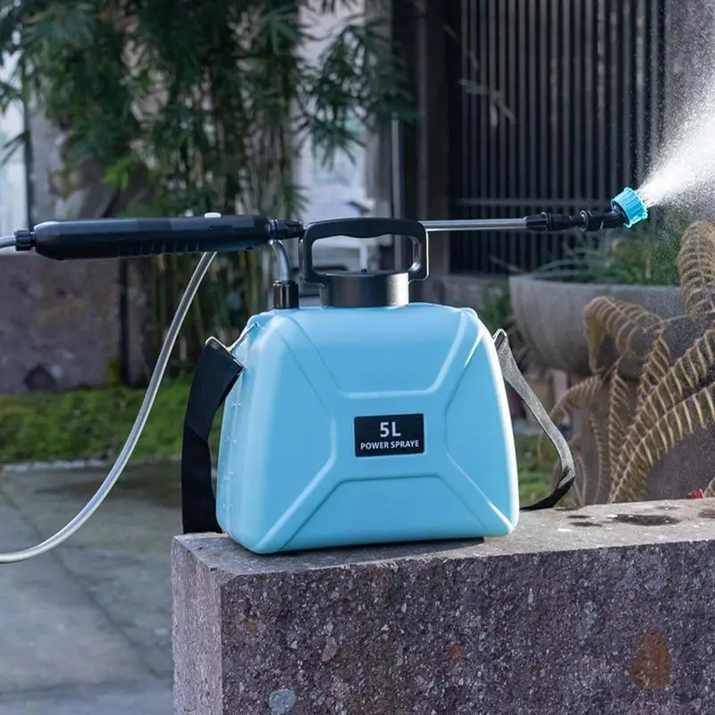 Leistungs starkes elektrisches Sprüh gerät wiederauf lad bares hand gehaltenes Garten bewässerungs sprüh gerät mit ergonomischem Griff Rucksack-Design werkzeug für Rasen