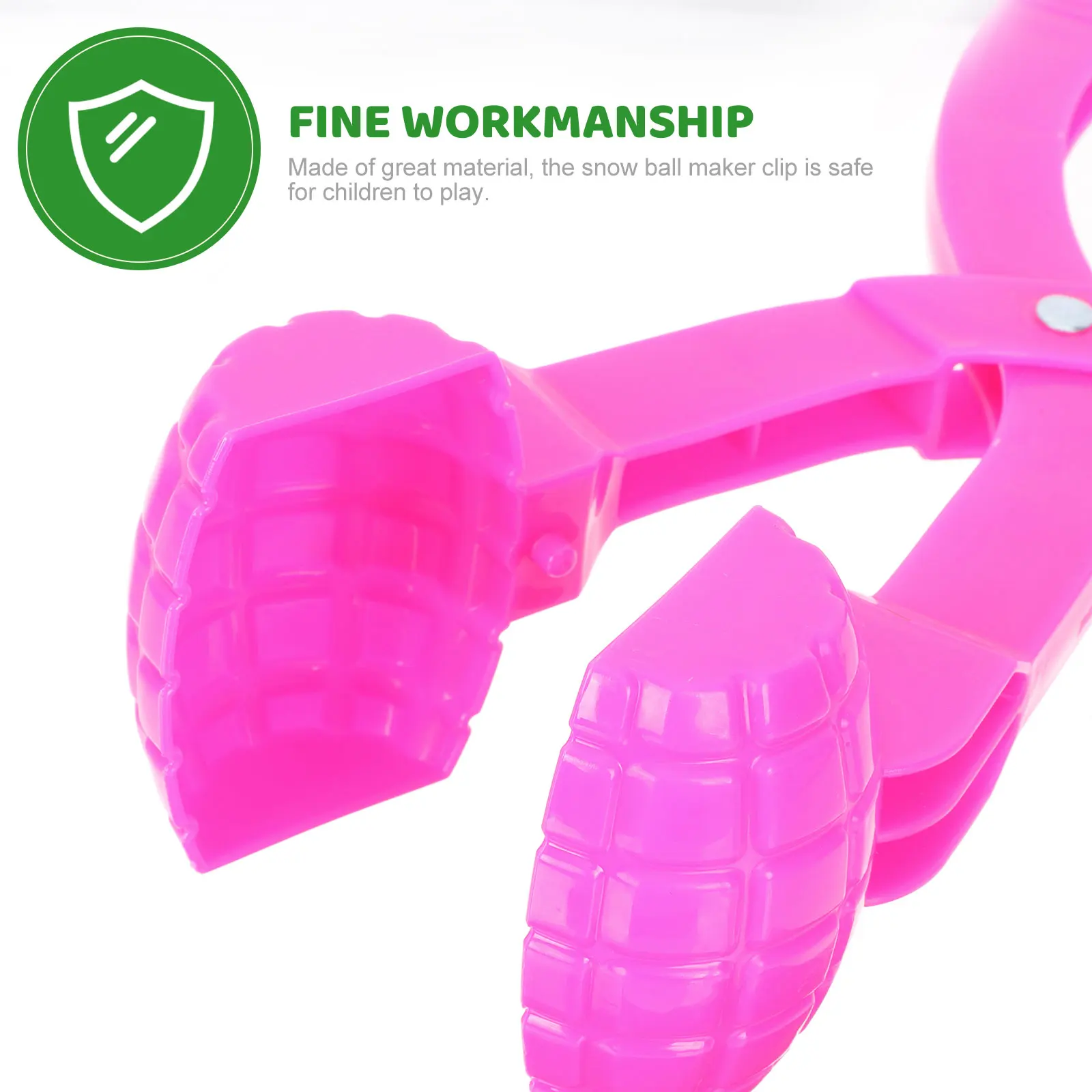 HOOTNEE 2 stks Grote Sneeuw Bol Maken Clips Winter Outdoor Speelgoed voor Kinderen Willekeurige Kleur Recreatie Klem