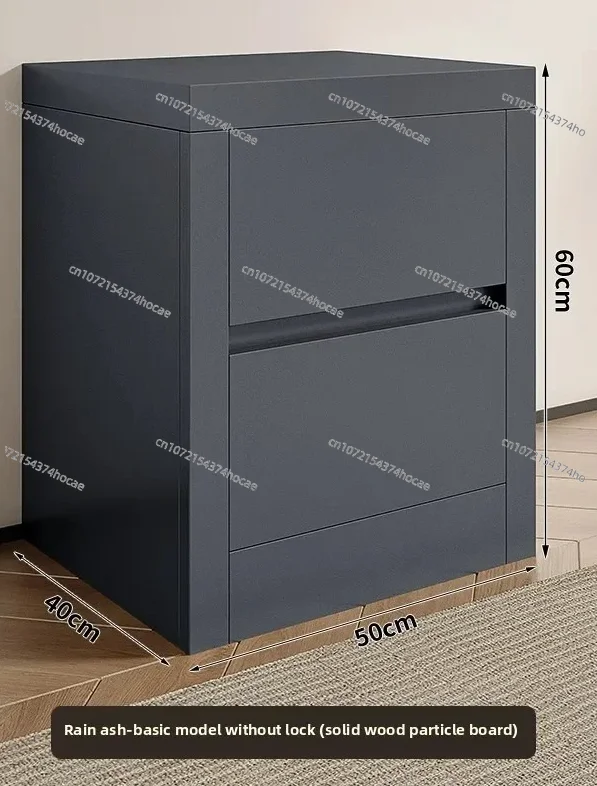 Multifunctional Concealed Bedside Table with Anti-Theft Lock Large-Capacity Safe Hidden Storage Cabinet for Bedroom