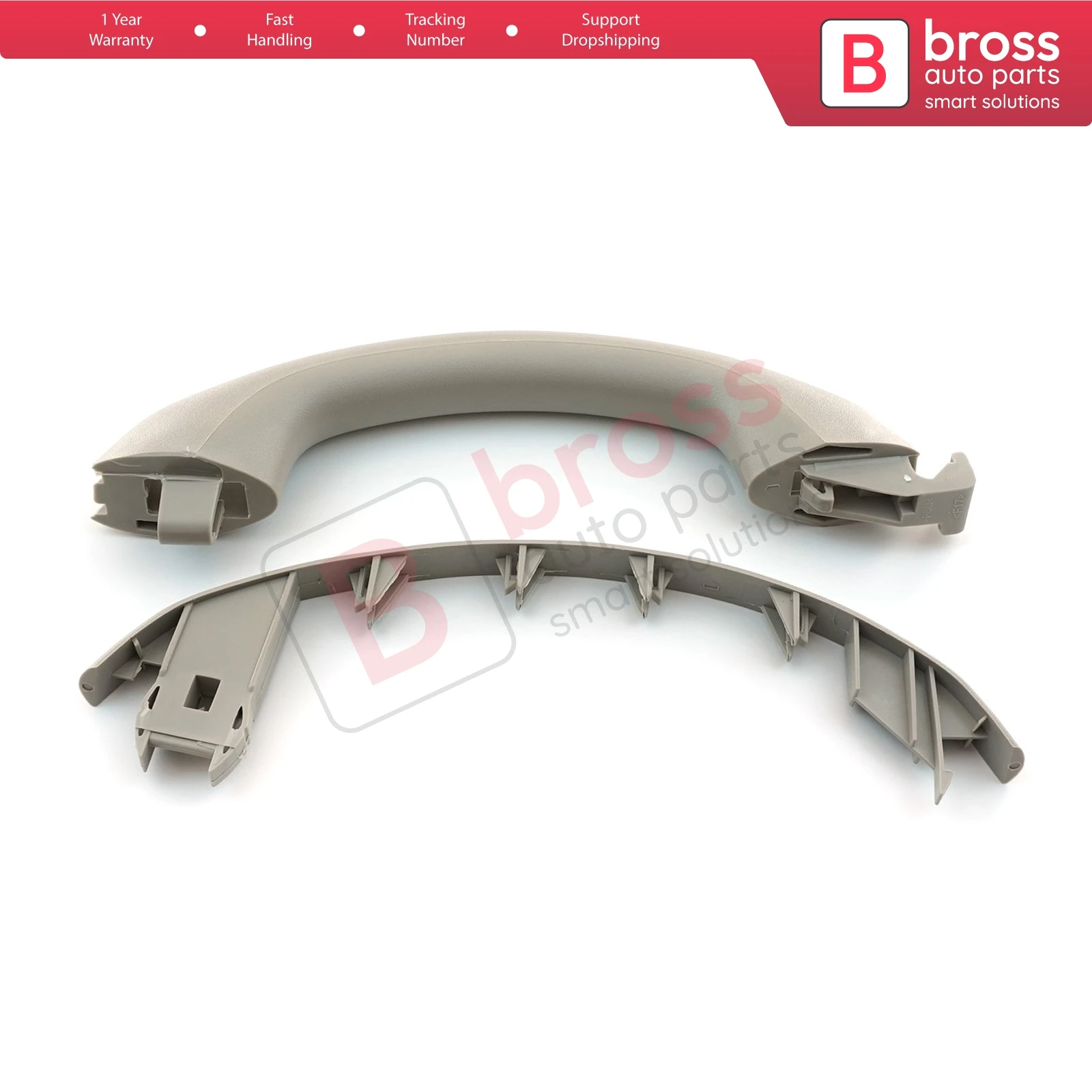 Bross BDP775 Right Side Sliding Door Upper Grab Inner Handle  8200497434 for  Renault  Kangoo MK2 2008-2017