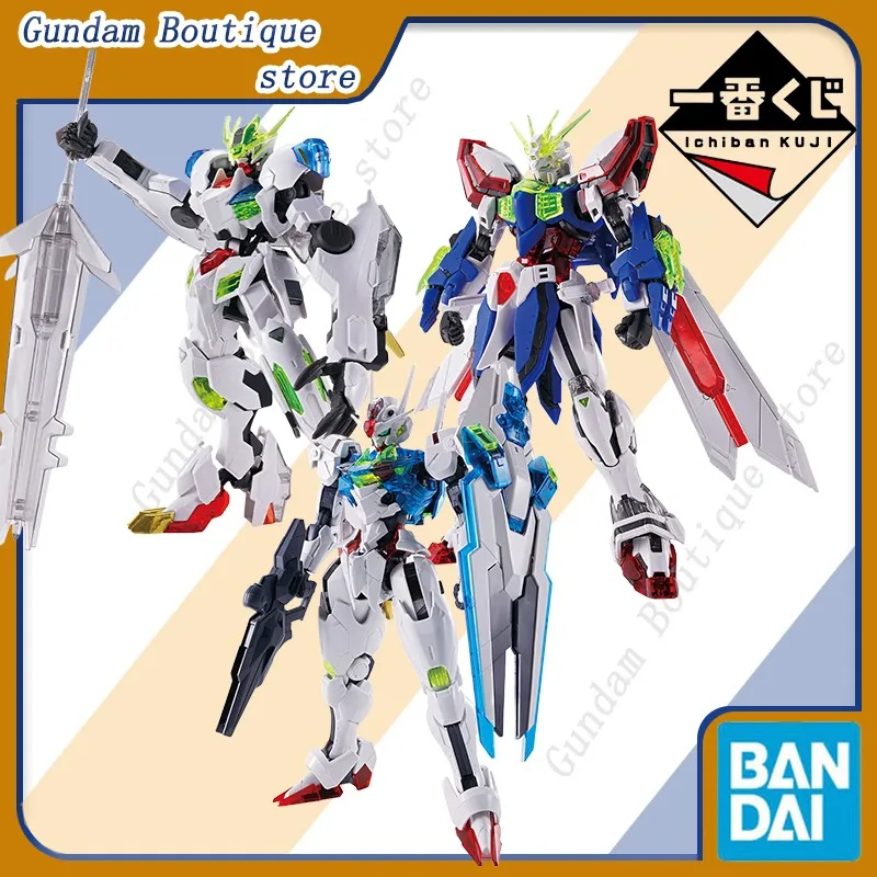 Bandai Genuine Ichiban Kuji GUNPLA 2024 Barbatos Rising Freedom Gundam Aerial Wing Zero Anime Action Figure Assembly Model Toys