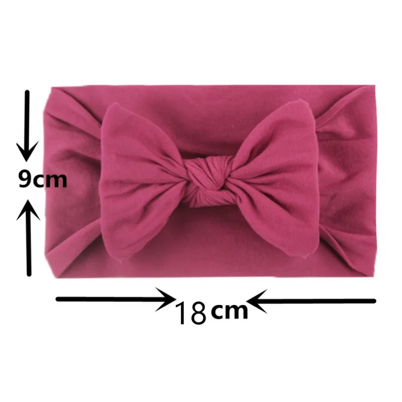 5Pcs/Lot Hair Accessories Soft Comfortable Nylon Butterfly Tie Baby Hair Band Children's Adornment Cute Princess Hair Band