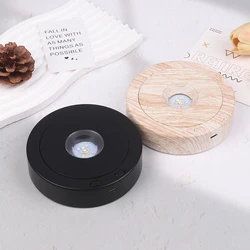 Rotating Display Stand For Crystals Glass Art Speed Adjustable Revolving Platform 4.5