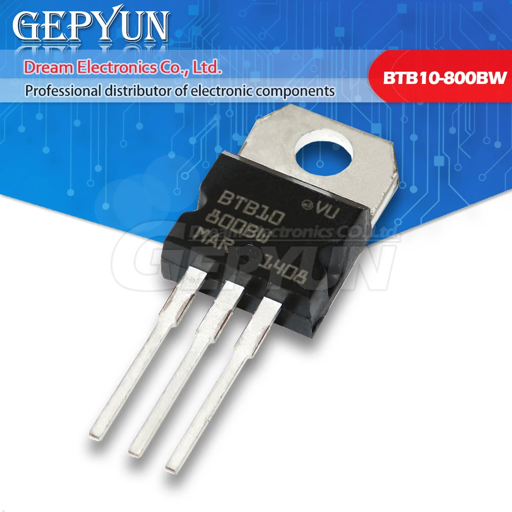 10PCS BTB10-800BW TO-220 BTB10800BW TO220 BTB10-800 BTB10