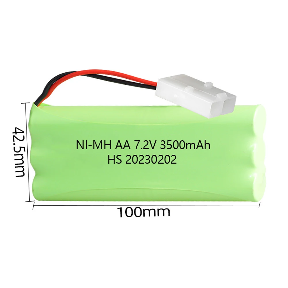 7.2V  NiMH 3500mah Battery TAMIYA PLUG For Rc toys Car Boat Tanks Trains Robot Parts Ni-MH AA 7.2v Rechargeable Battery 1-5 PCS