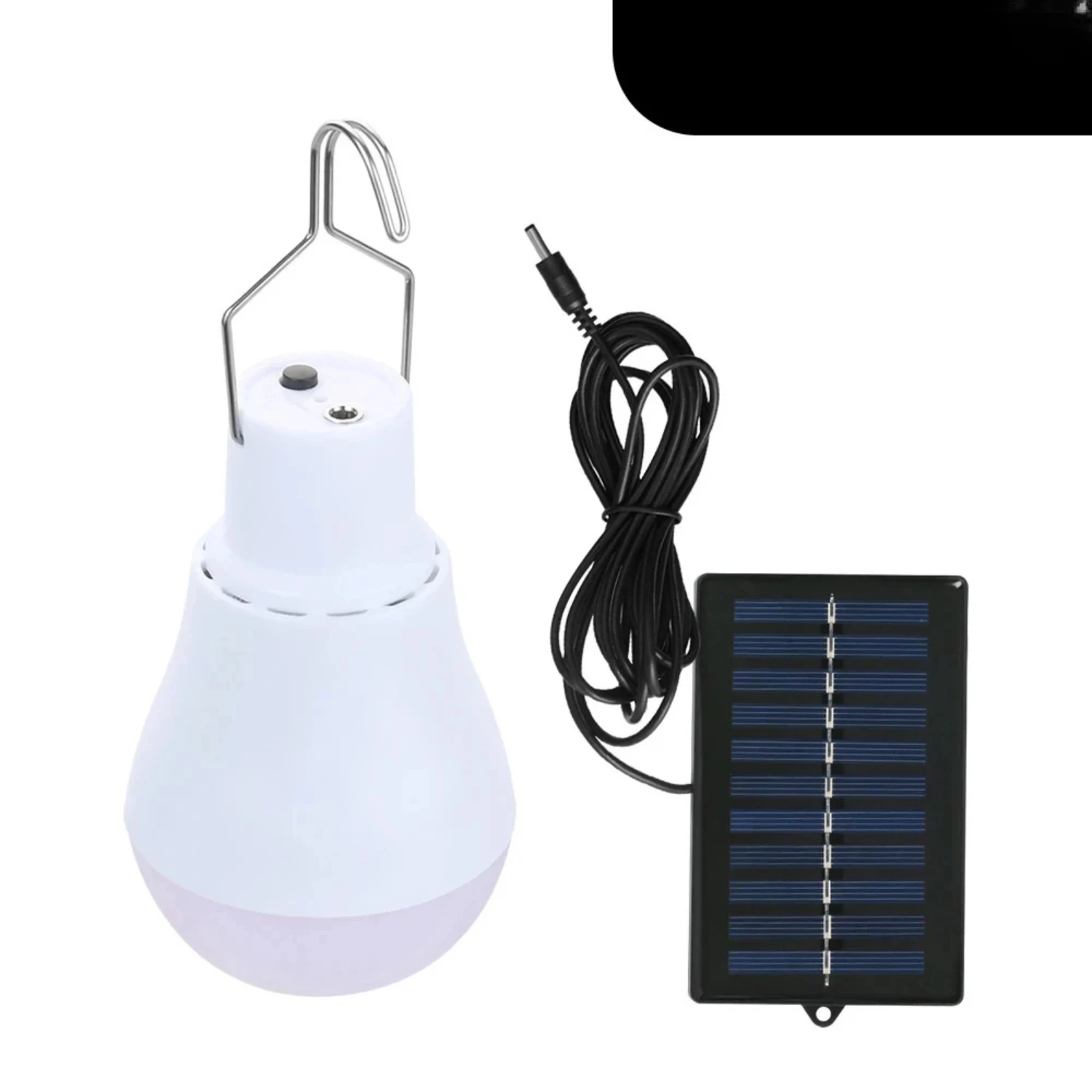 

New Efficient, durable, and bright portable solar-powered lamp bulb lights - Perfect for night fishing, camping tent, and emerge