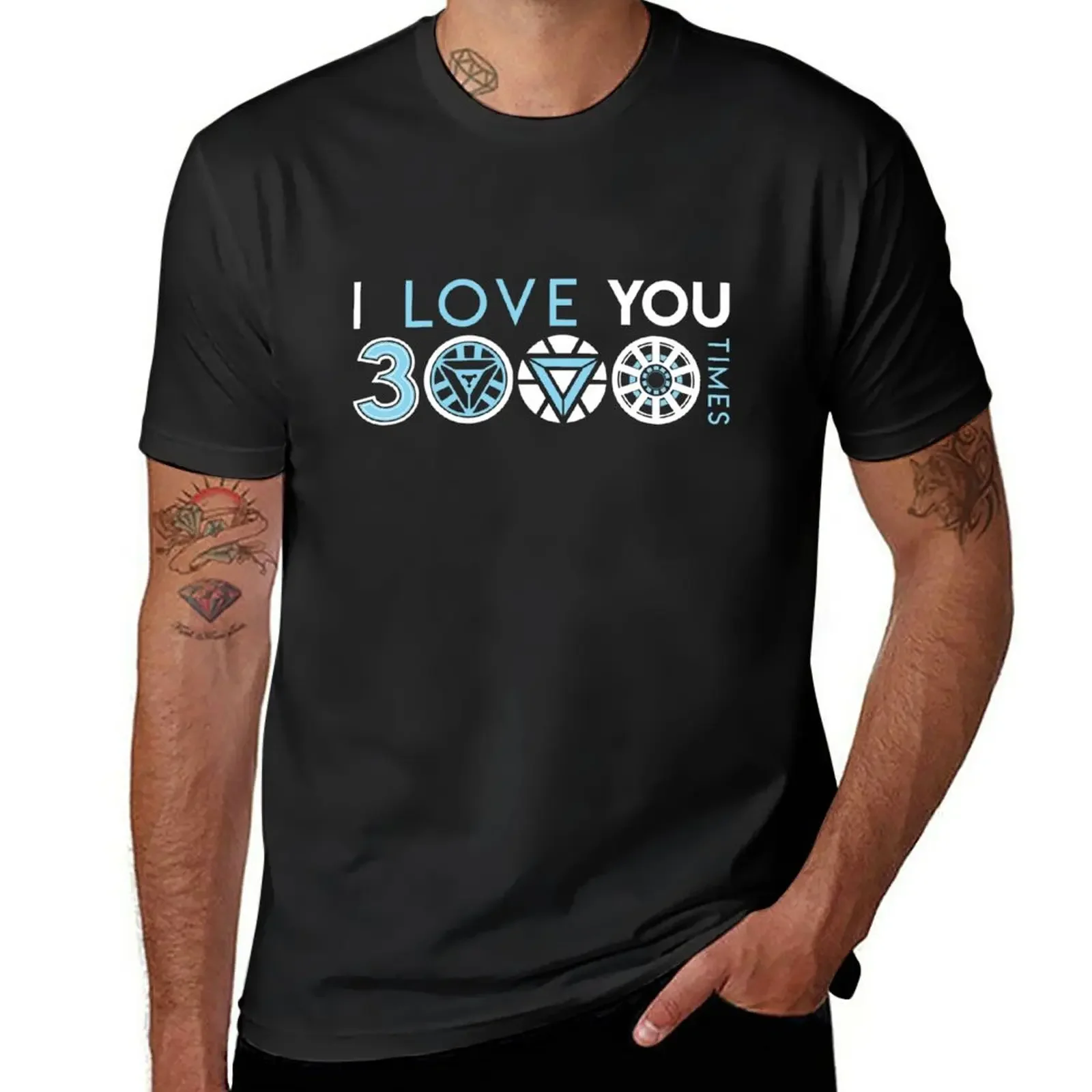 I love you 3000 three thousand times T-Shirt vintage tees shirts graphic tees men clothings