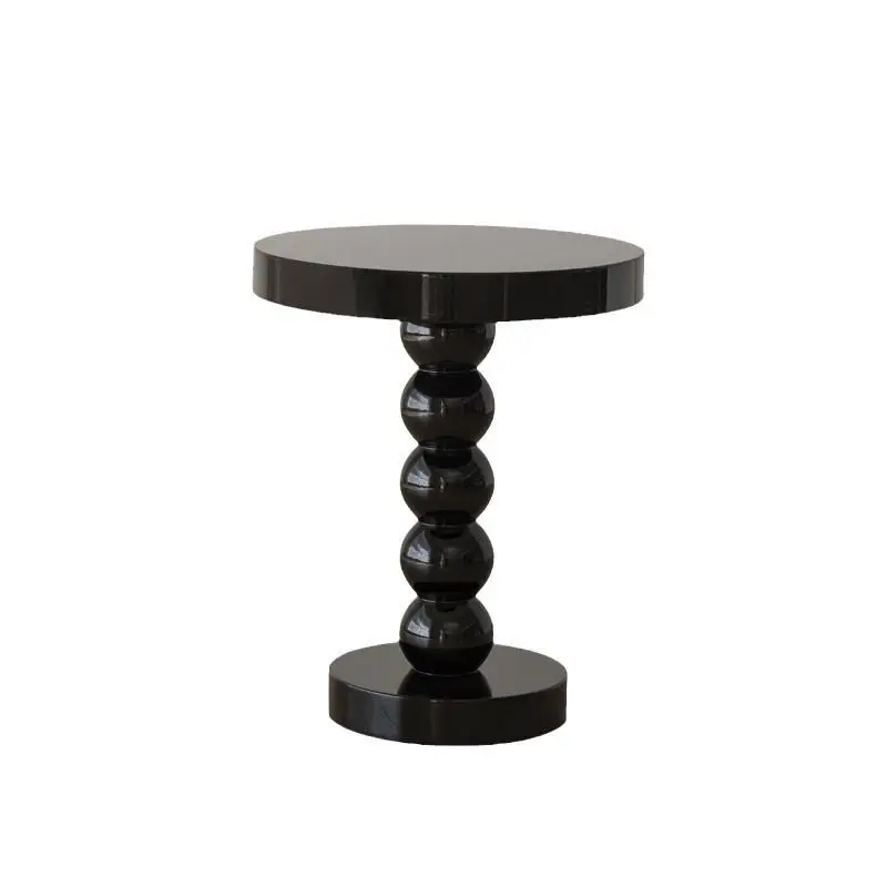 

Nordic sofa side few retro round few bedside table solid wood special-shaped design