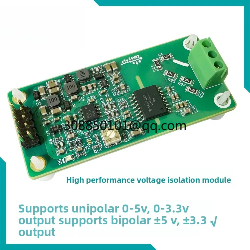 amc3330-high-performance-voltage-signal-isolation-module-400v-input-single-bipolar-output-adjustable-zero-point