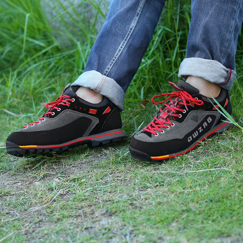 2025 nuevos zapatos de senderismo impermeables de moda para hombres, botas de senderismo, botas de senderismo al aire libre, zapatos deportivos de senderismo